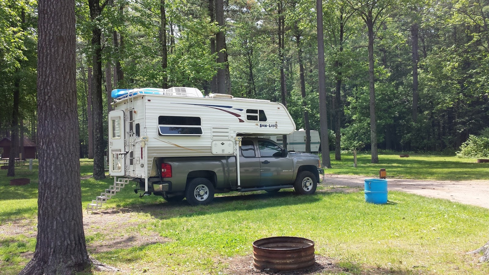 Technically Homeless Campground Review Badger Park Peshtigo, WI