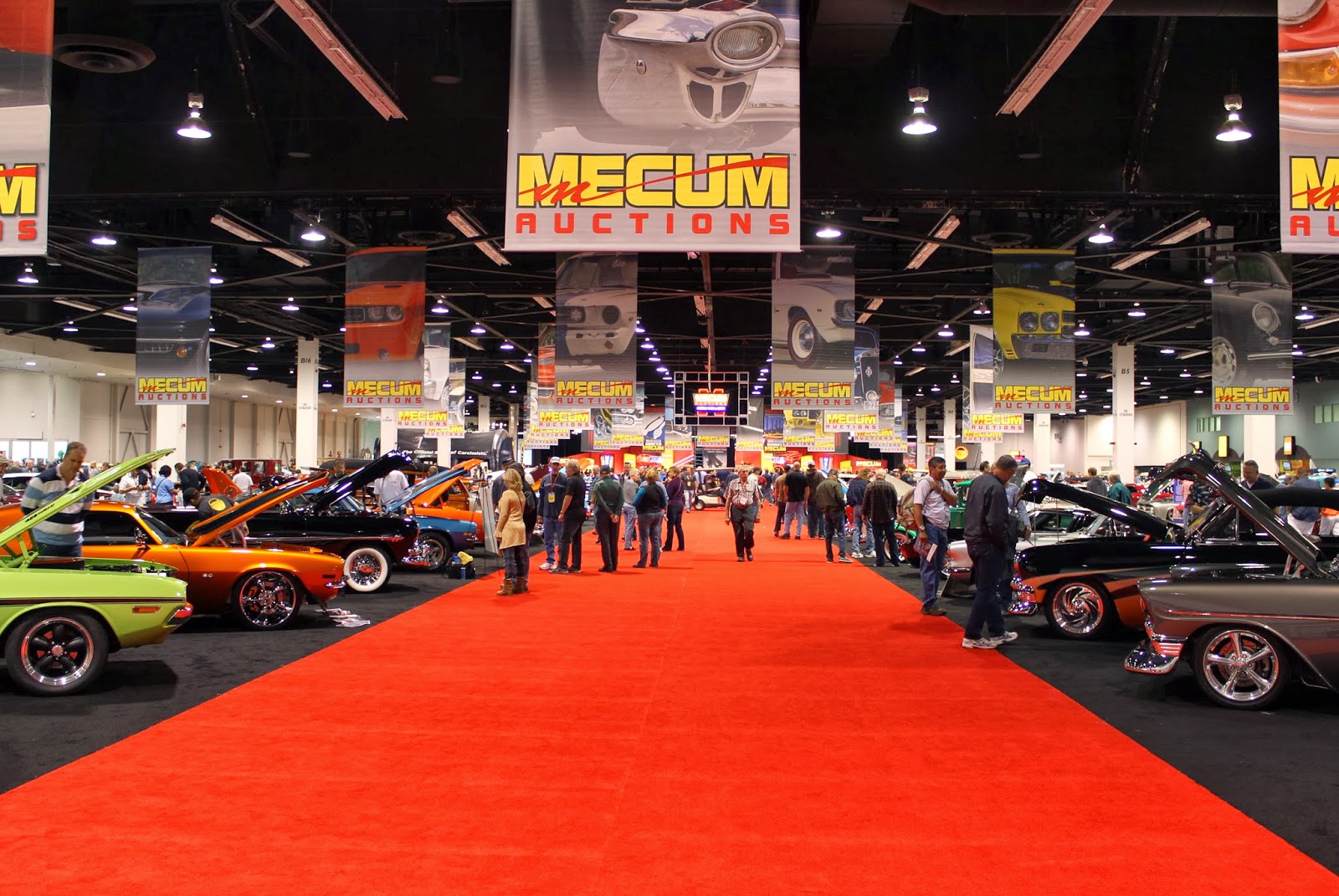 Covering Classic Cars Photos from the 2013 Mecum Auto Auction in