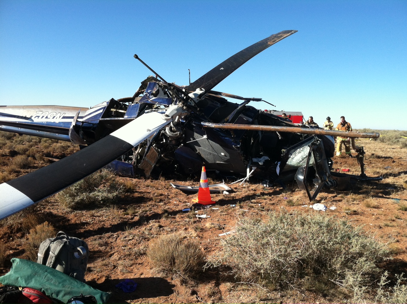Payson Daily Bugle Helicopter crashes near Valle, Arizona