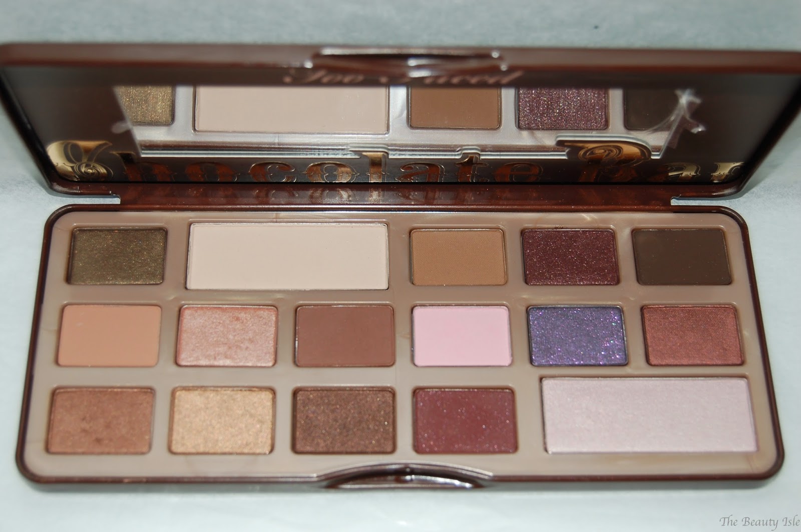 Too Faced Chocolate Bar Eye Shadow Palette Review The Beauty Isle