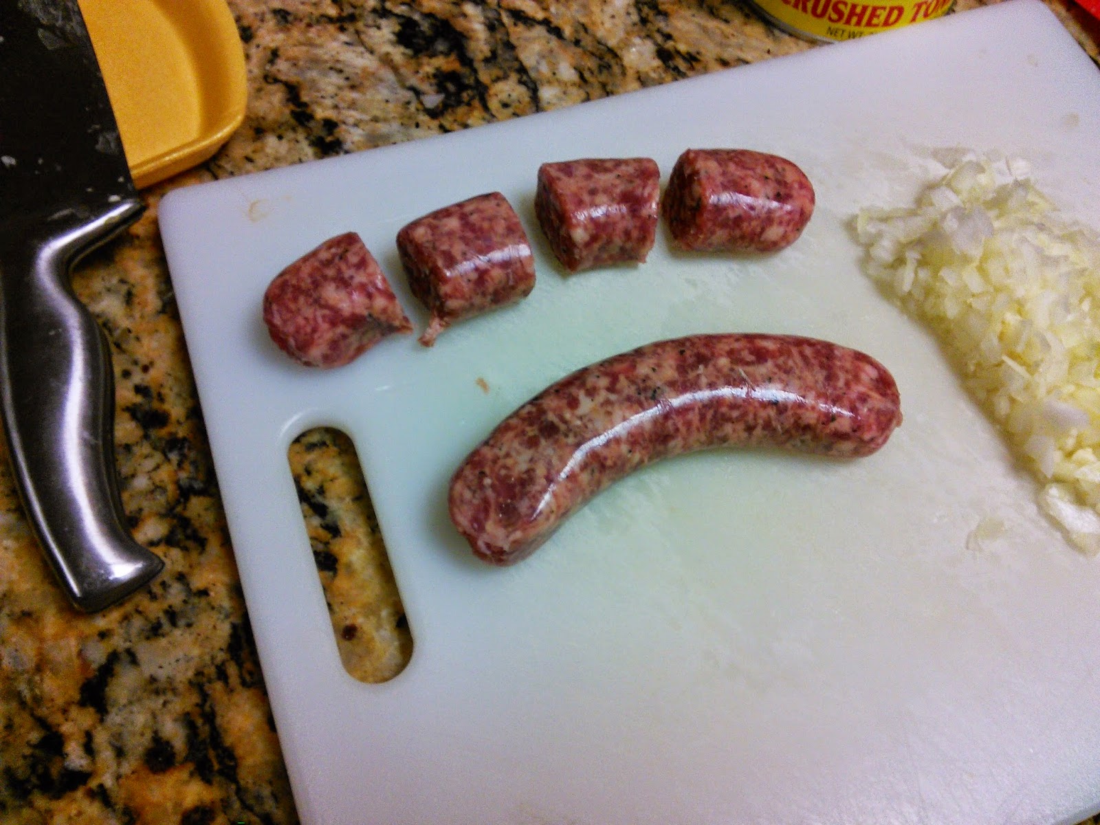 Hot Southern Mess Italian Sausage Gravy with Rigatoni