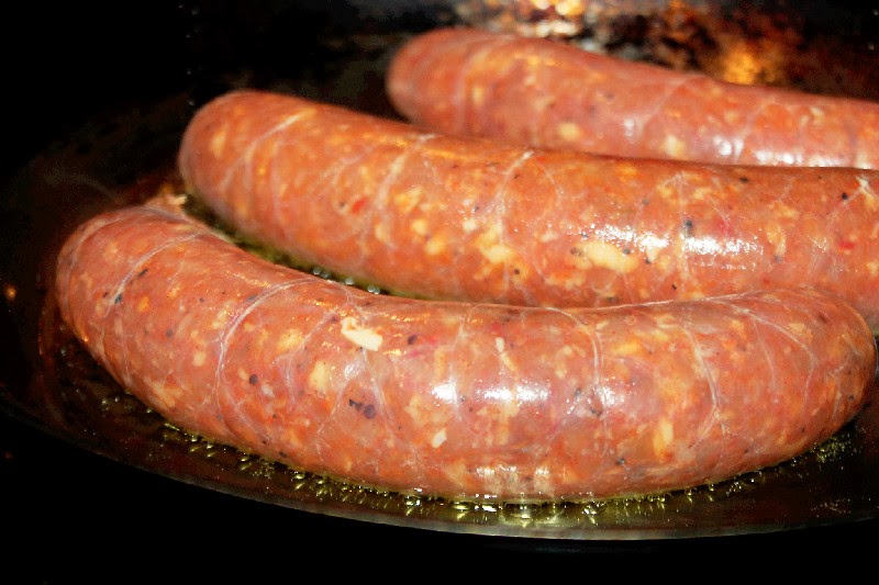 Creole Contessa Stuffed Cheese Curd Turkey Sausage Burgers