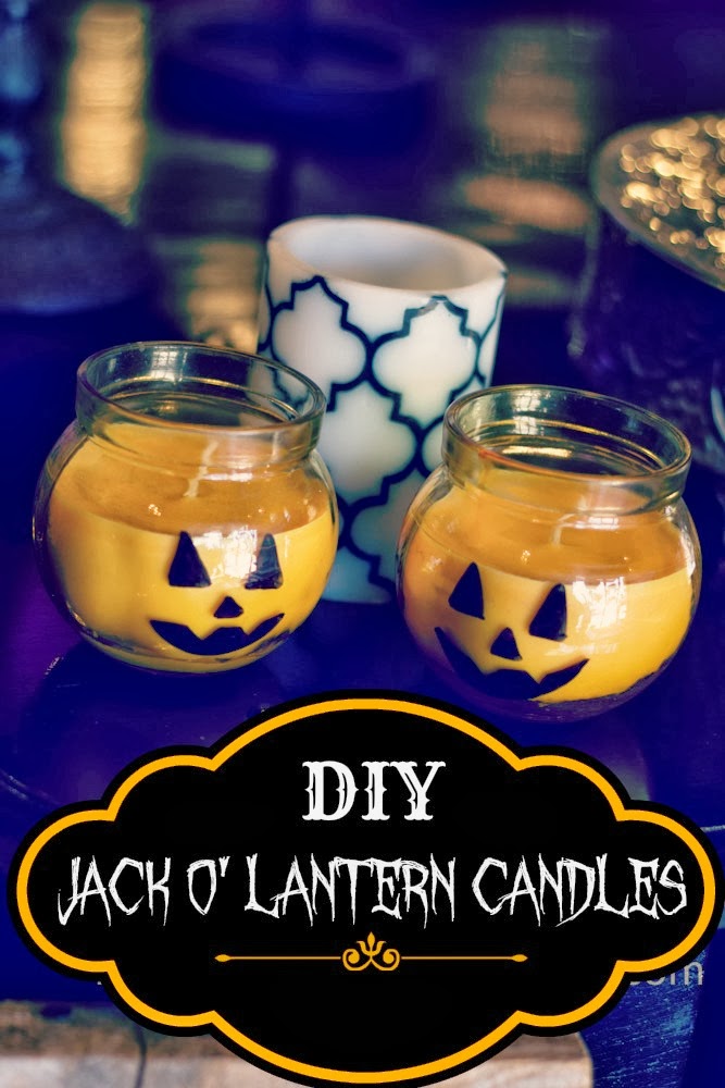 THE RUSTIC REDHEAD Jack O' Lantern Candles....Easy as Pumpkin Pie!!
