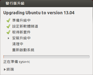 Ubuntu Linux 升級