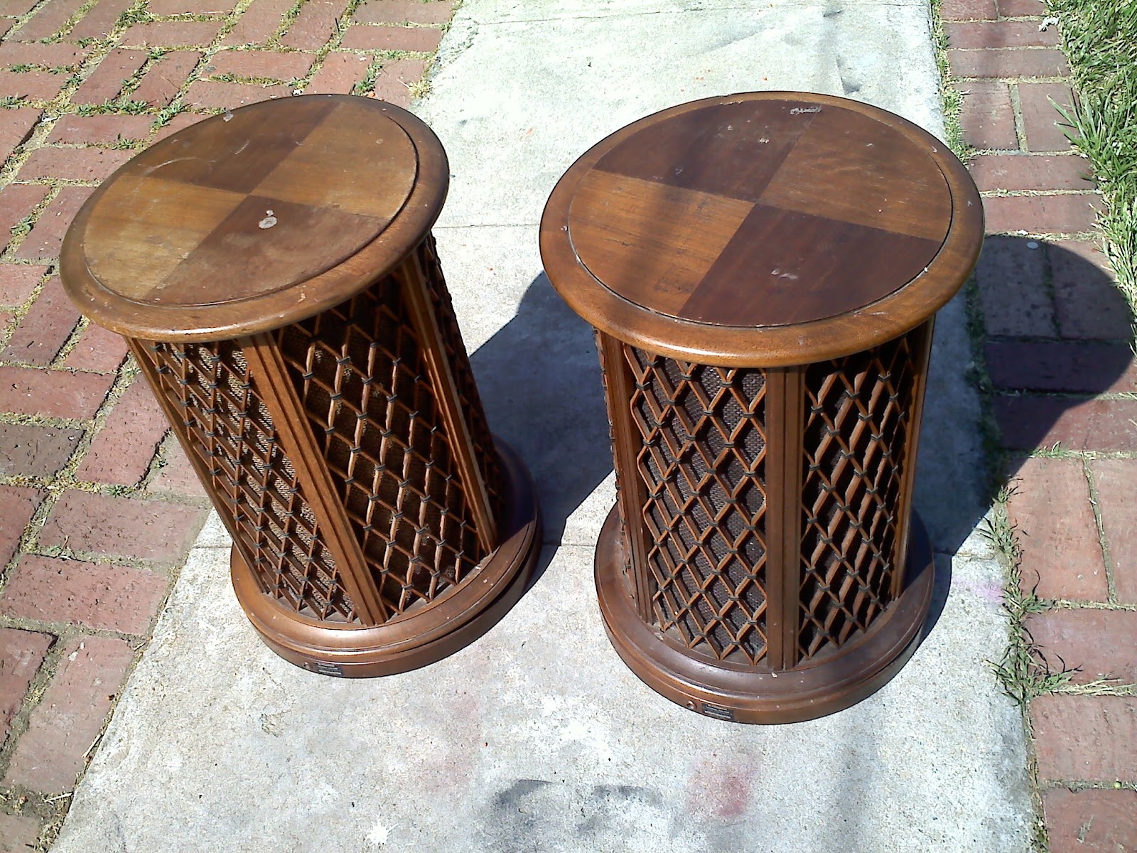 pioneer end table speakers