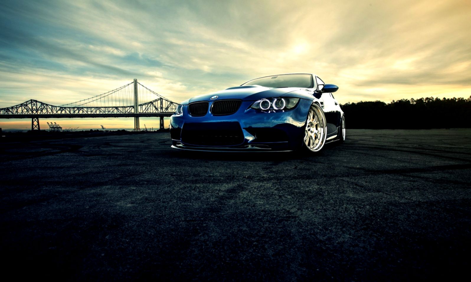 bmw m3 e92 autocar bridge sunset road landscape hd wallpaper bmw m3 e92 autocar bridge sunset road landscape hd wallpaper