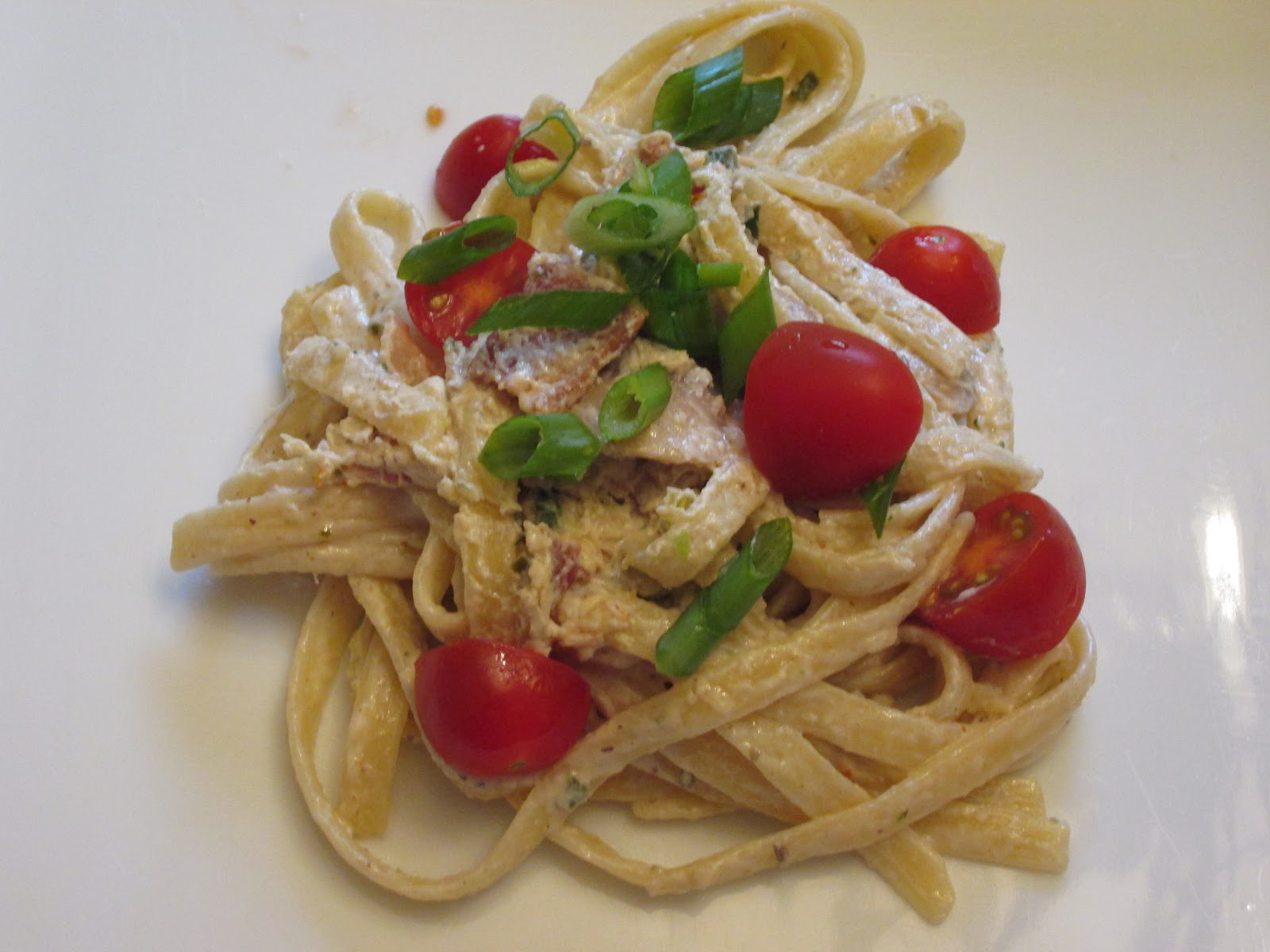 Kathy's Kitchen Lemon Bacon Mushroom Pasta