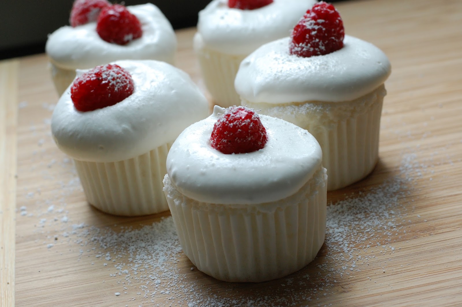 KELSIE'S KITCHEN Snow Angel Cupcakes