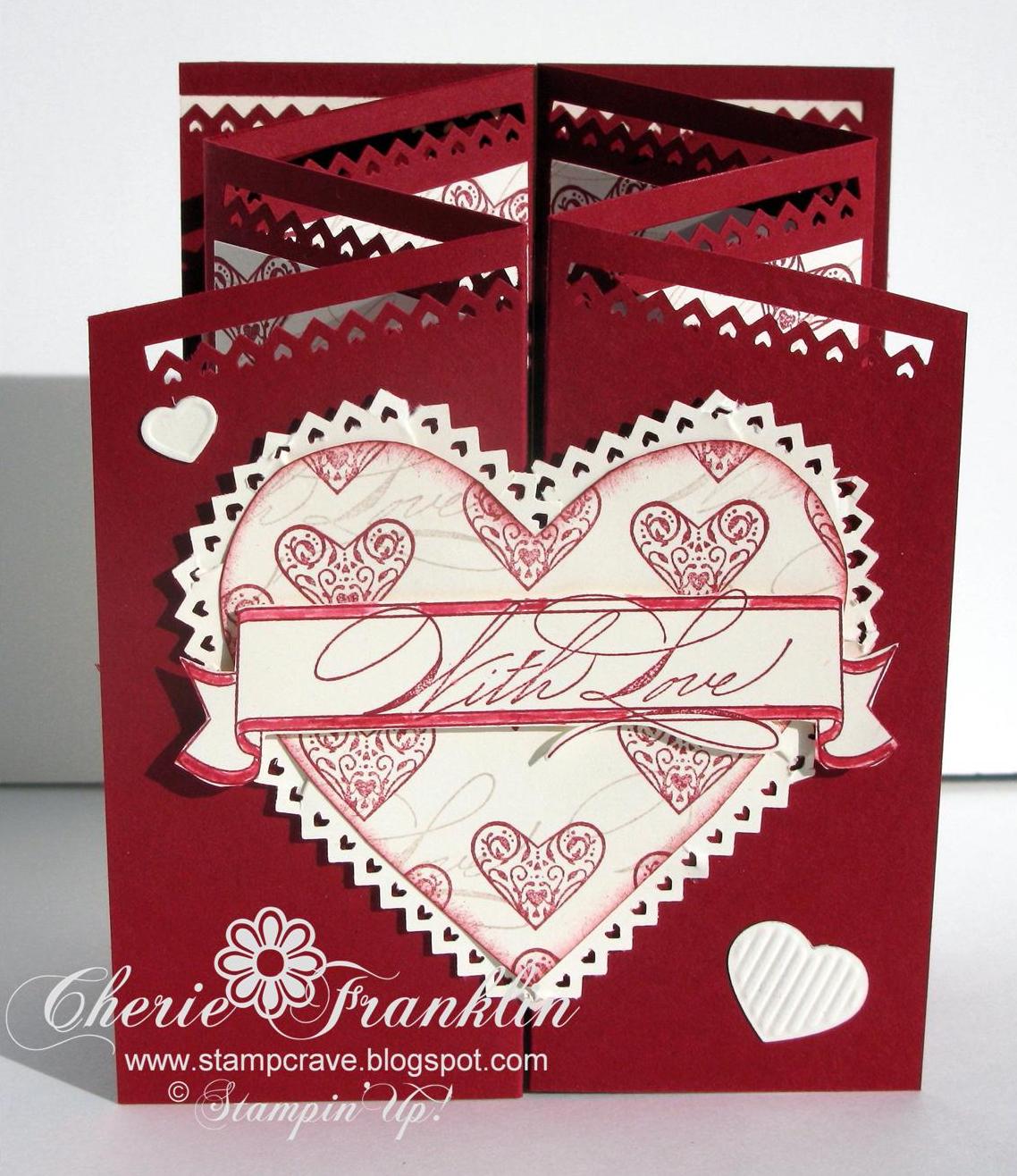 Stampcrave Concertina Fold With Love