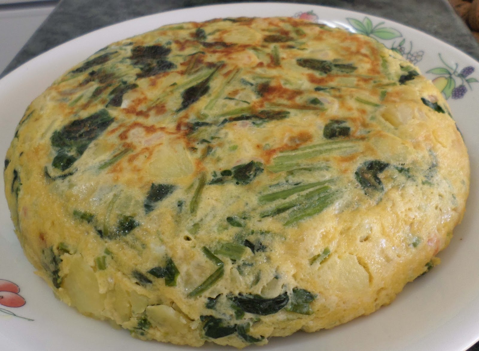 Mi cocina Tortilla de espinacas