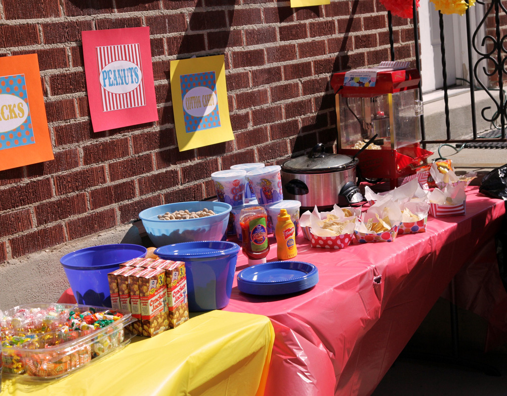 Kate Went All Out With The Food She Had Corn Dogs Nachos Popcorn Cracker Jacks Peanuts Cotton Candy And Just About Any Other Delicious Treat That You