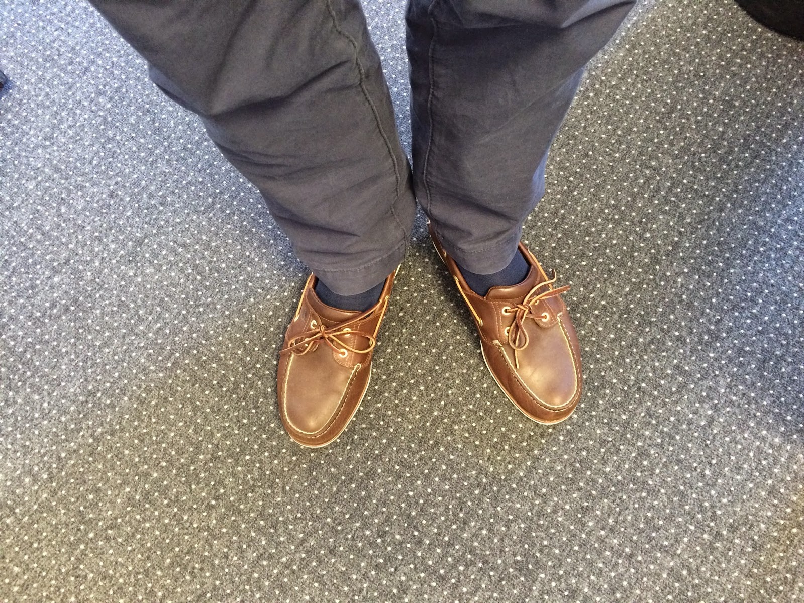 Inner City Style Barbour, Chinos and Boat Shoes.