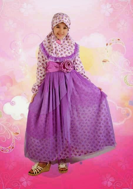 Model Baju Muslim Anak Perempuan Terbaru