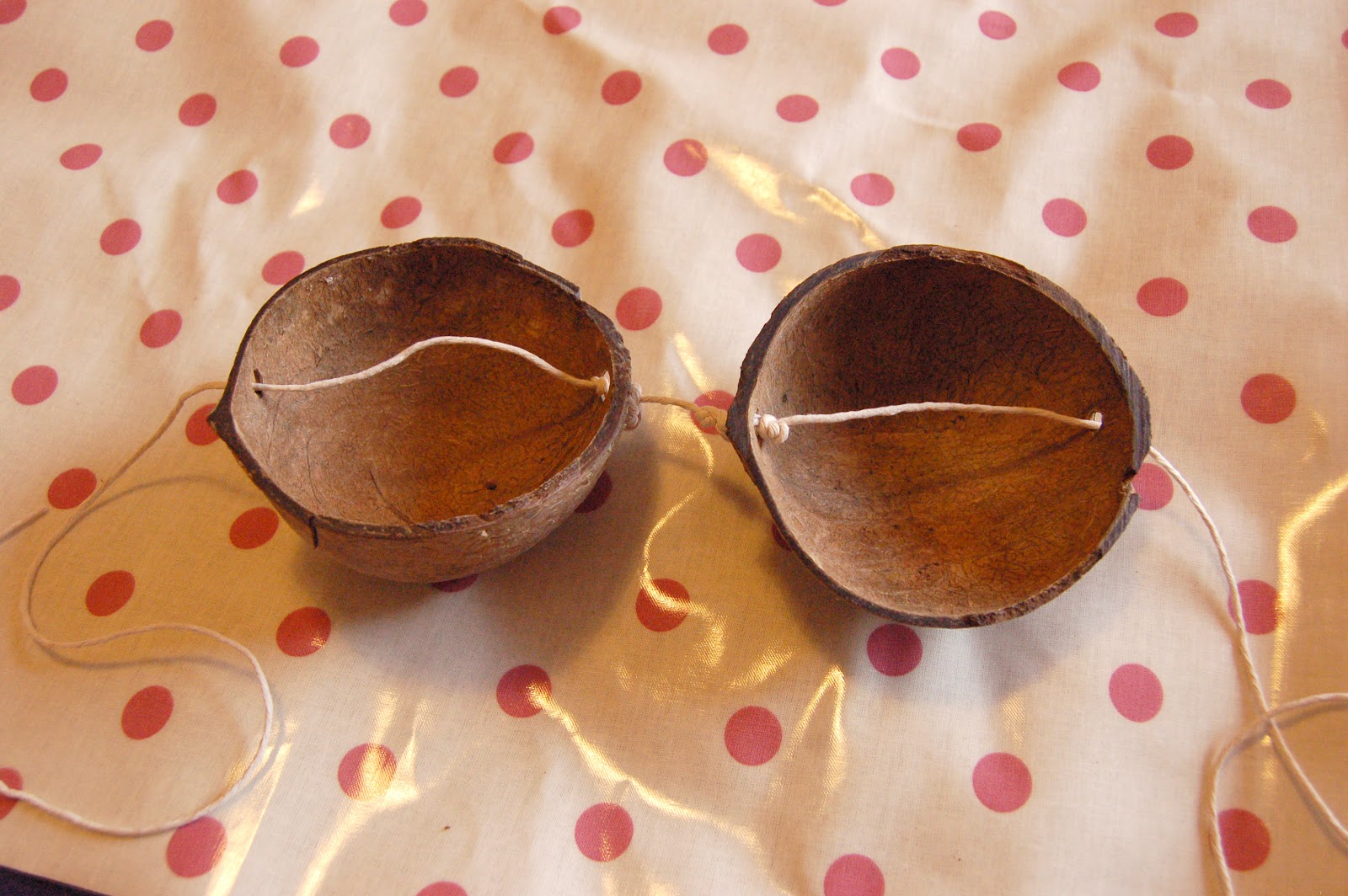 Paper Yak How to make a Coconut Bra [Photo Heavy]