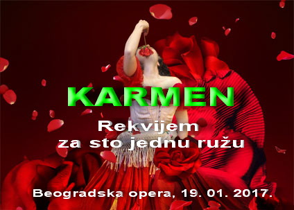 Beogradska Opera, Žorž Bize, Karmen, Dragana Del Monako, Janko Sinadinović, Miodrag D. Jovanović