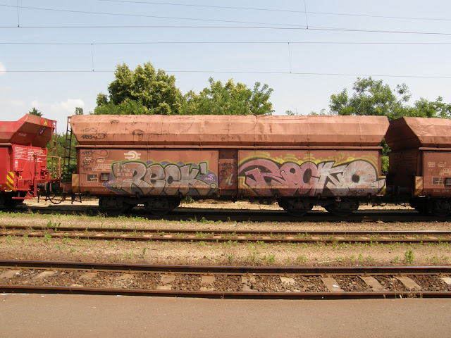 Vác, Magyarország, Hungary, graffiti, teg, RECk, falfirka