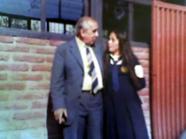 Viviana Alvarez Gómez con Don Raúl