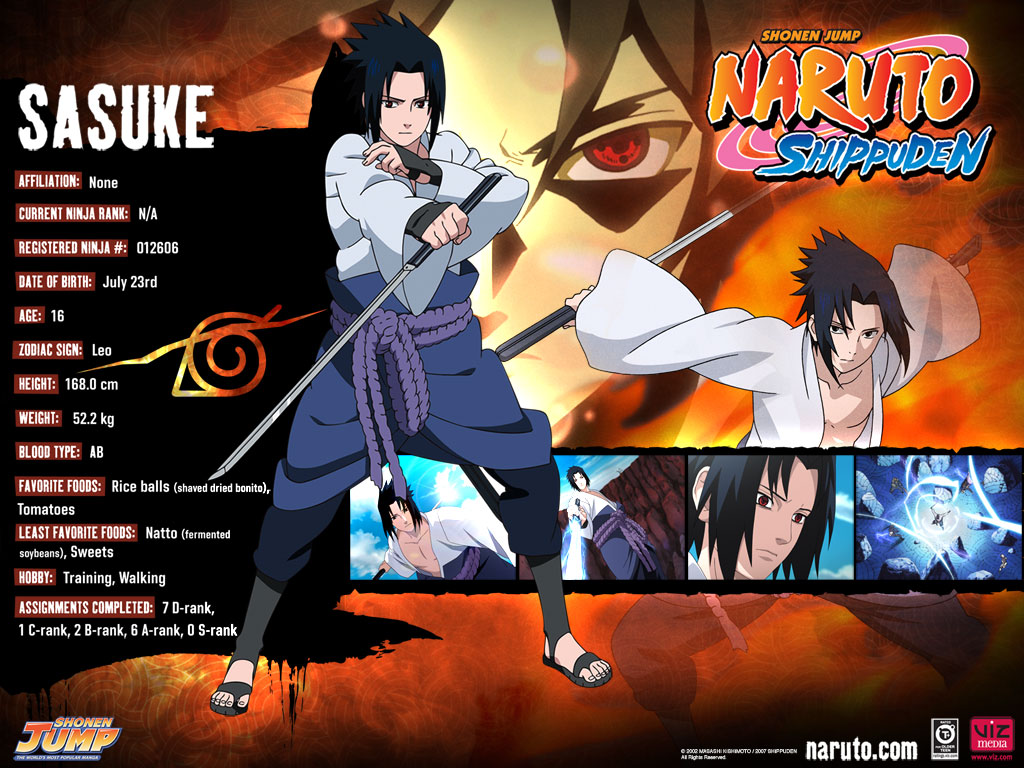 animeinfo@Namikaze: Information about specification of Naruto's