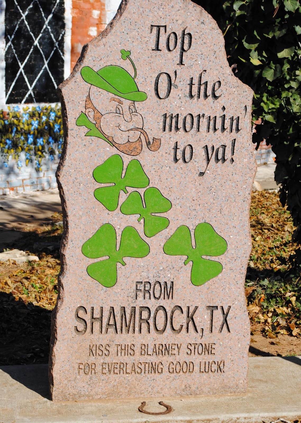 The Carpetbagger Blarney Stone of Texas