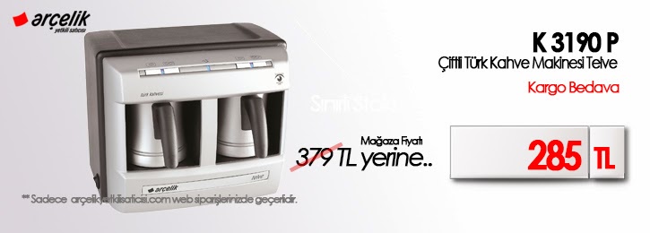 K 3190 P Telve Turk Kahve Makinesi Arcelik