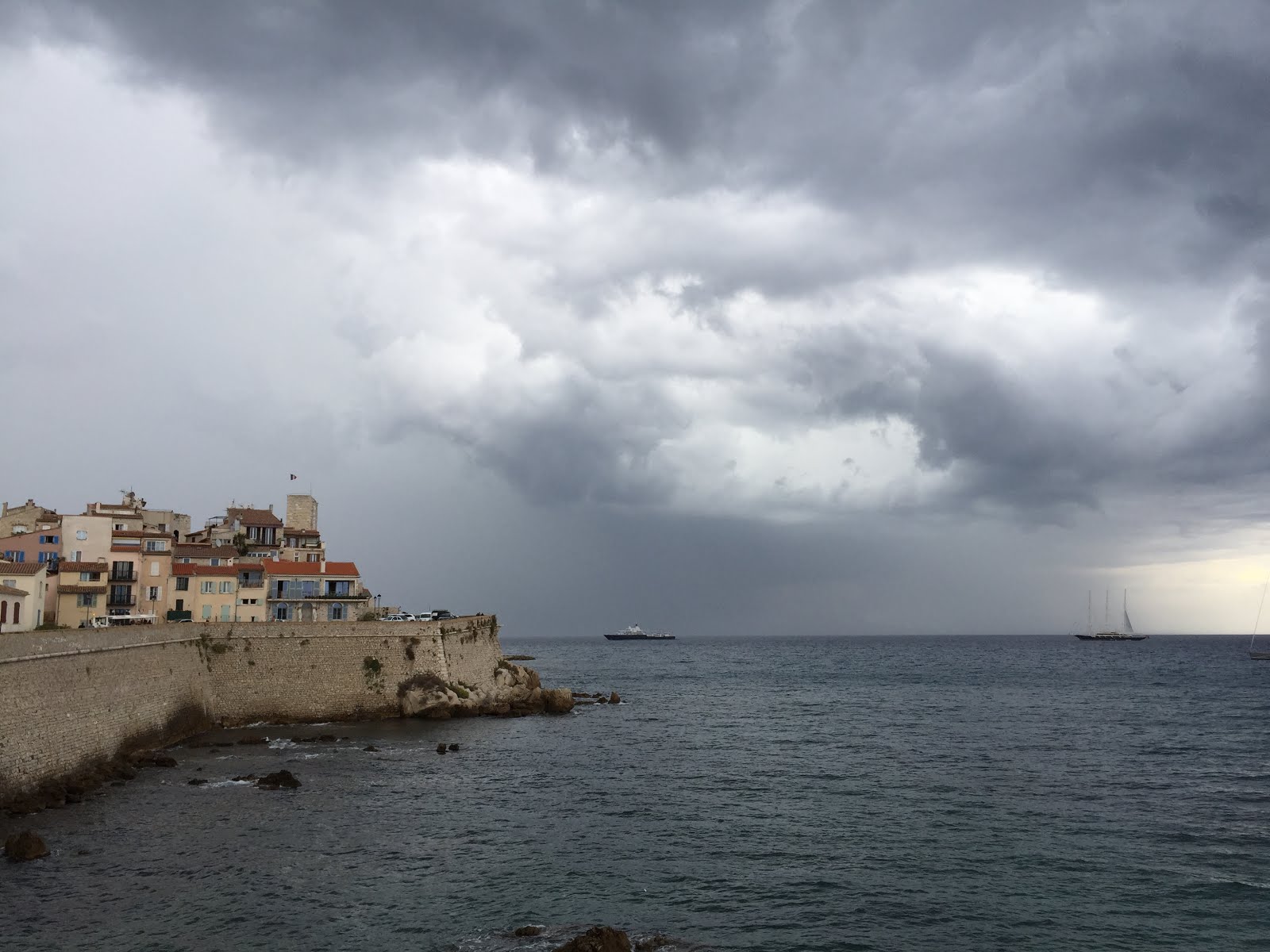 Antibes before a storm