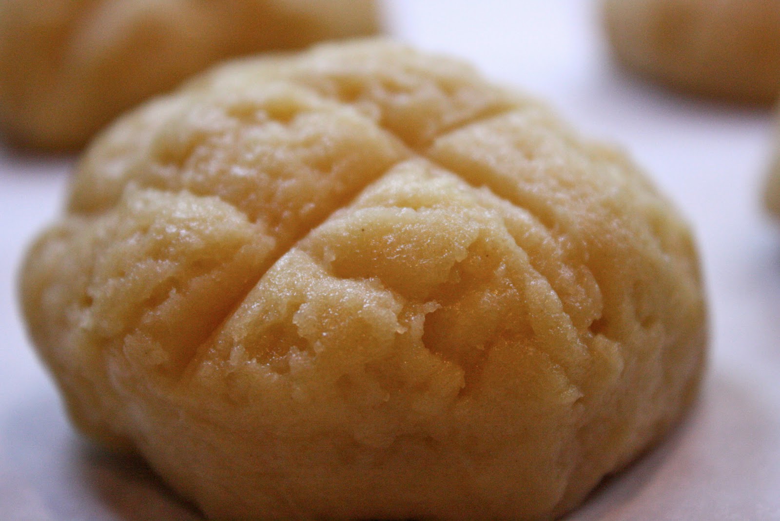 A Dusting of Sugar Melon Pan