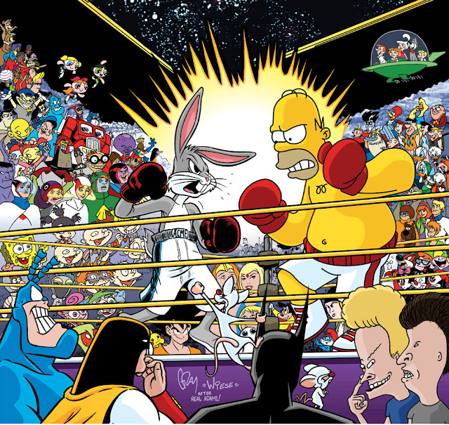 Simpsons VS Bugs Bunny