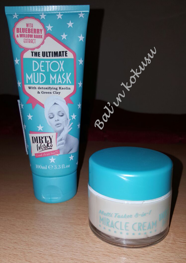 Dirty Works Detox Mud Mask & multi tasker 8in1 Miracle Cream / Detoks