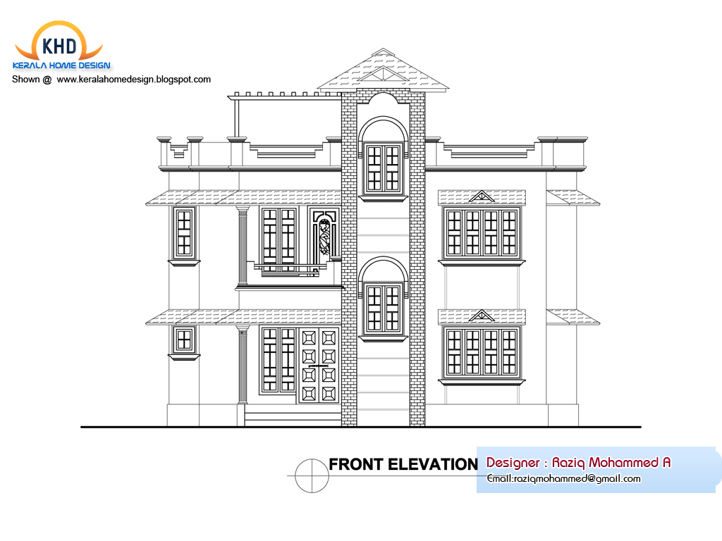 Home plan and elevation ~ Kerala House Design Idea