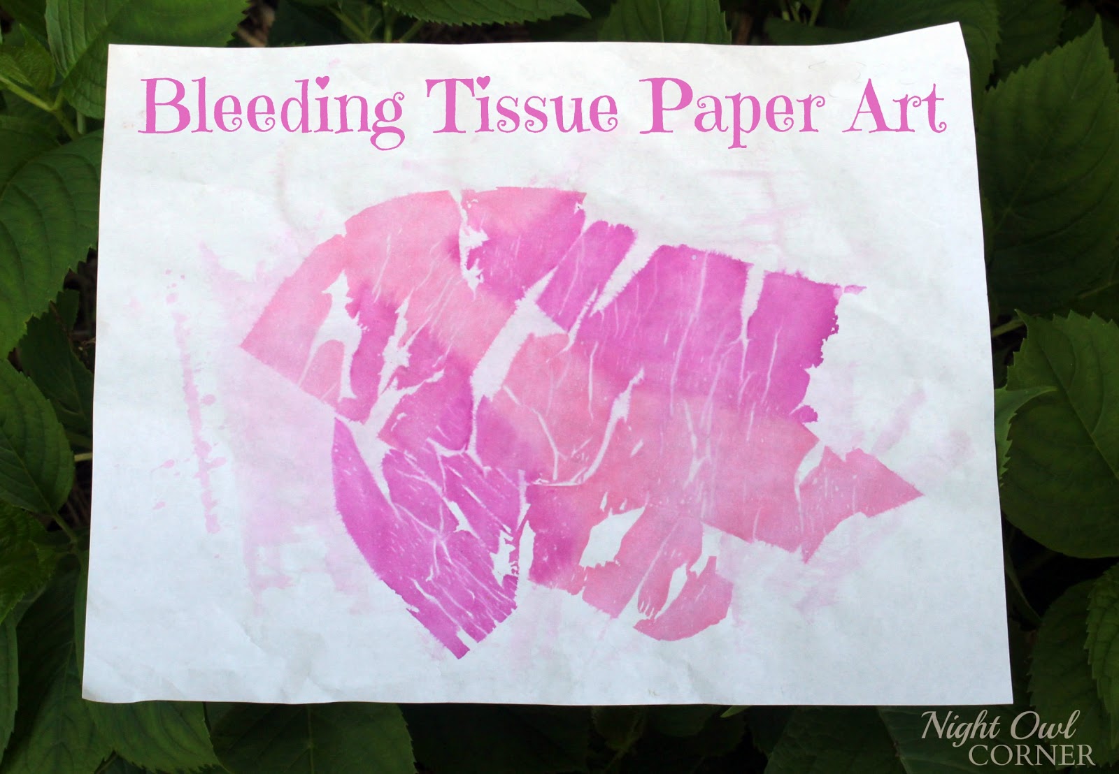 bleeding art tissue paper Enjoy creating spooky or festive artwork using special “bleeding tissue paper” and other art supplies this program is suitable for children, ages 3 and up. bleeding art tissue paper Enjoy creating spooky or festive artwork using special “bleeding tissue paper” and other art supplies this program is suitable for children, ages 3 and up.