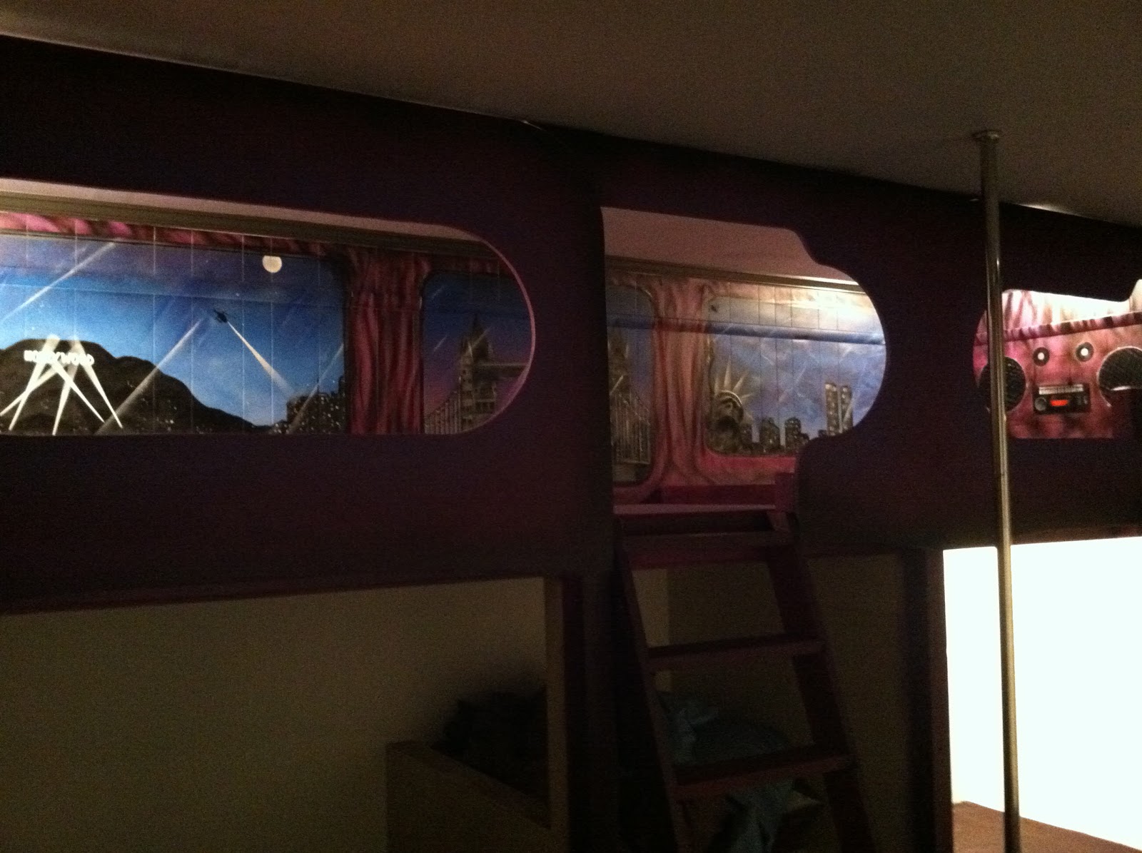 Duff Clothing Custom Painted Tour Bus Bunk Beds