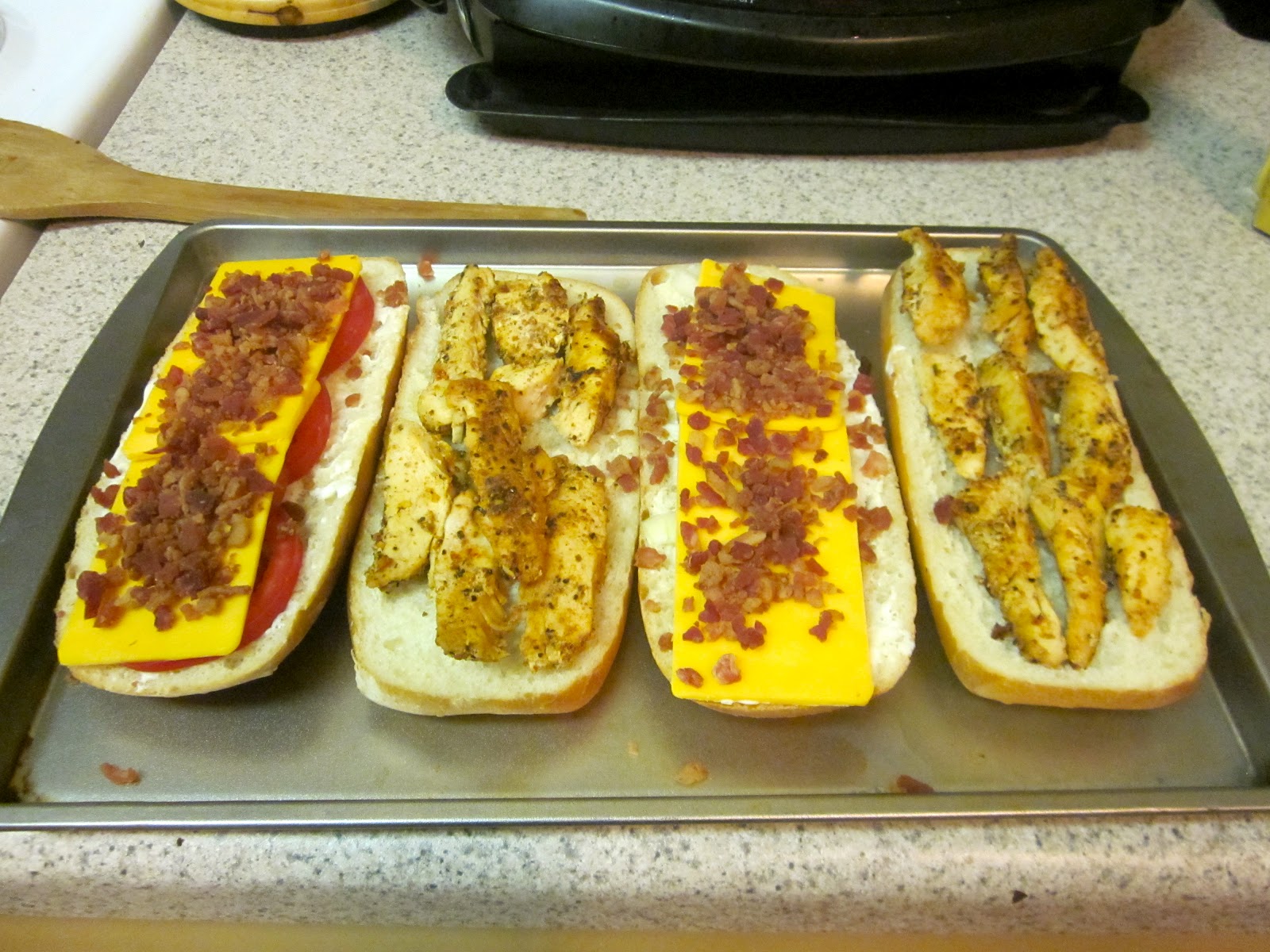 Eenie Meenie Meines DIY Quiznos Mesquite Chicken Sandwiches