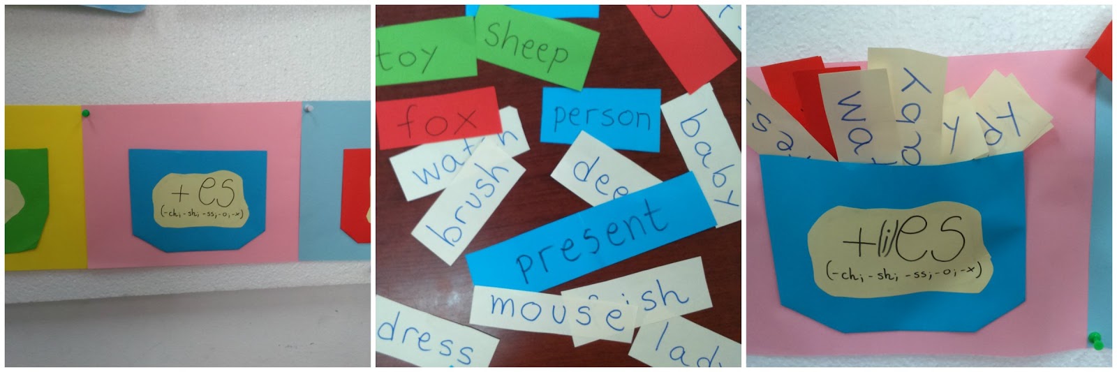 Teacher Emi Learning can be fun! Paper pockets plural of nouns