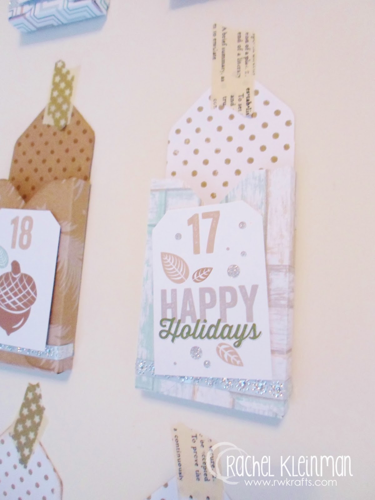 RWKrafts Advent Calendar Gift Envelopes