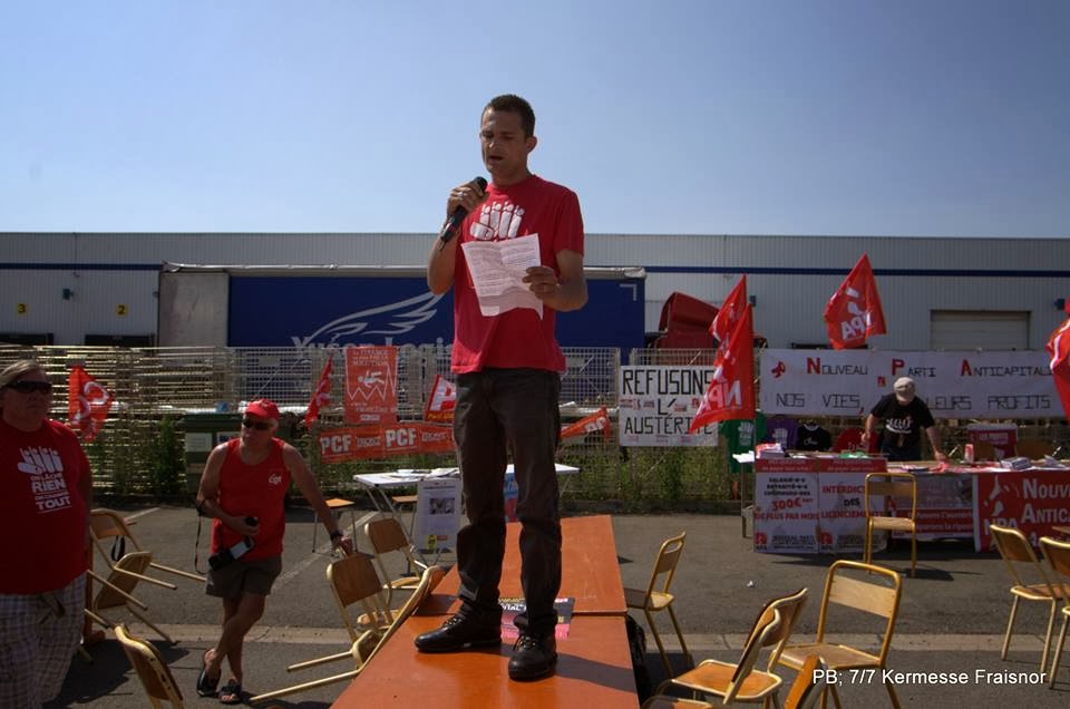 VIDÉO DES INTERVENTIONS À LA KERMESSE RÉVOLUTIONNAIRE DE FRAISNOR FEUCHY