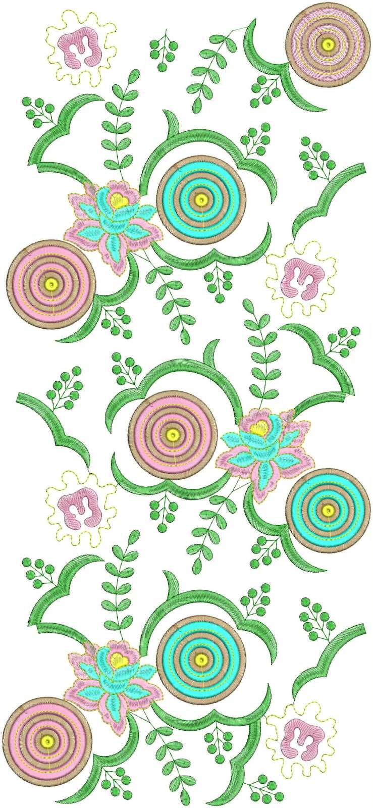 Embdesigntube Superb All Over Metal Embroidery Designs