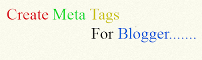 meta tags blogger