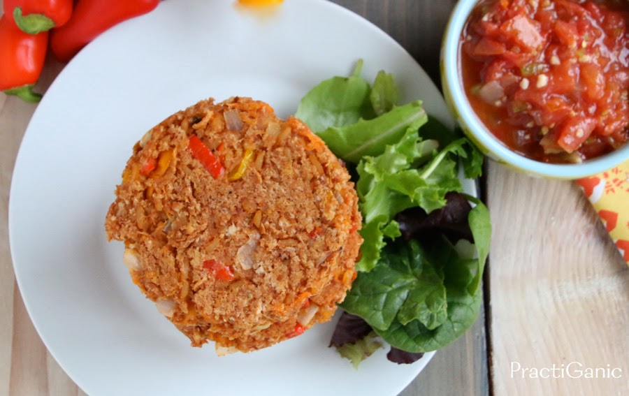 Leftover Refried Beans & Rice Burgers PractiGanic Vegetarian Recipes