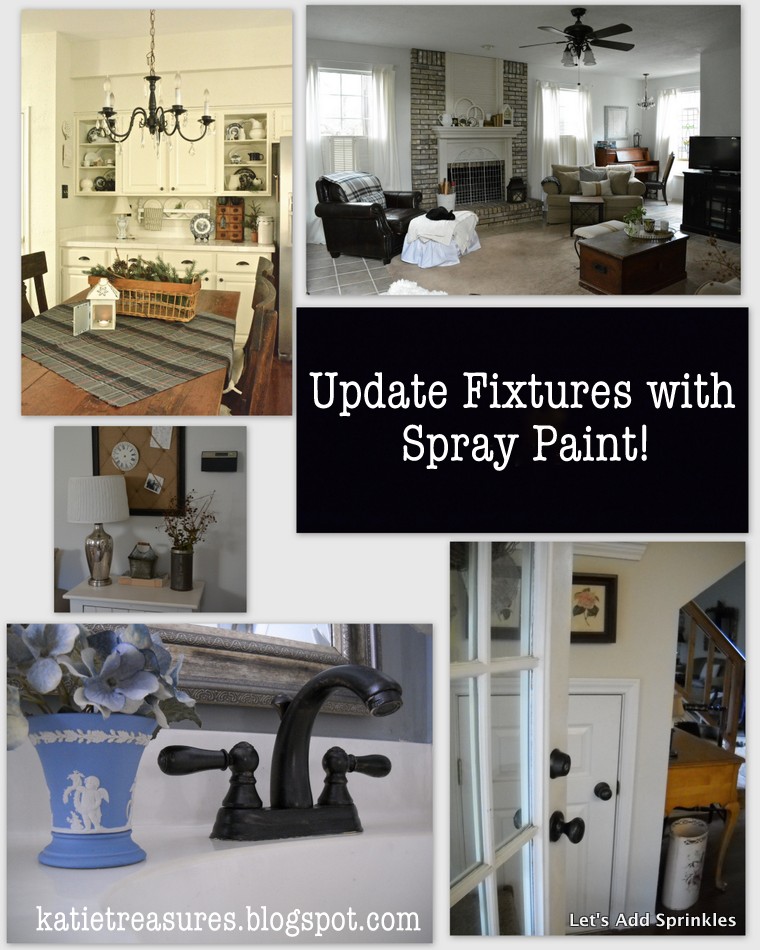 Let's Add Sprinkles Update Fixtures With Spray Paint