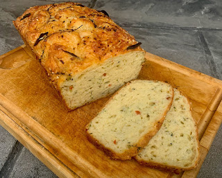 Savory Cheese and Zucchini Olive Bread