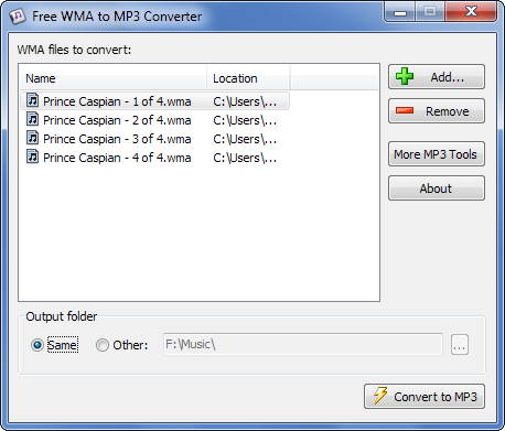 convert wma file to mp3 file online