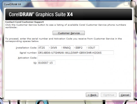 corel draw x7 serial number and activation code 358