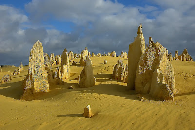 El extraño desierto de los Pináculos Australiano.