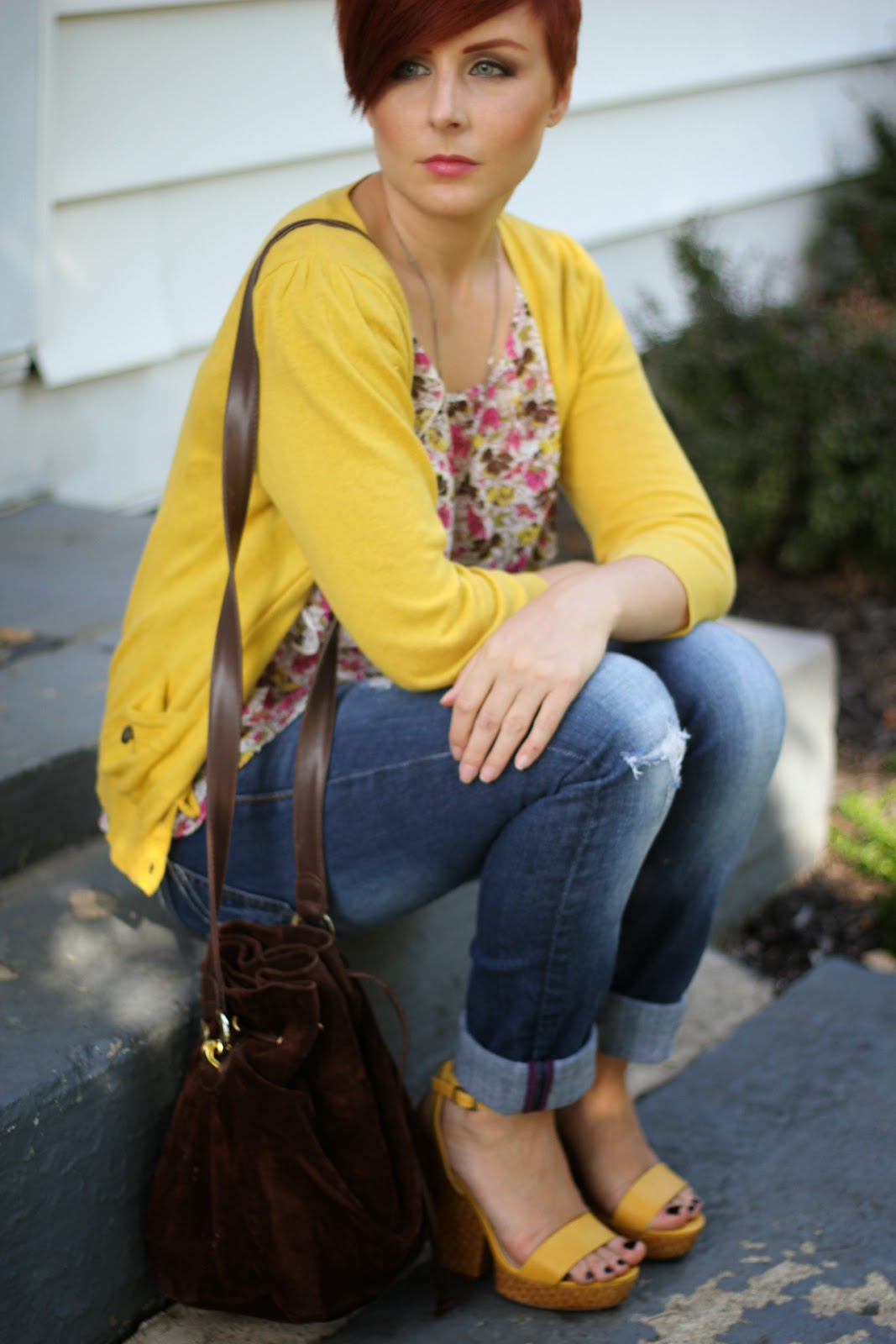 Thrift and Shout: Cute Outfit of the Day: Yellow and ...