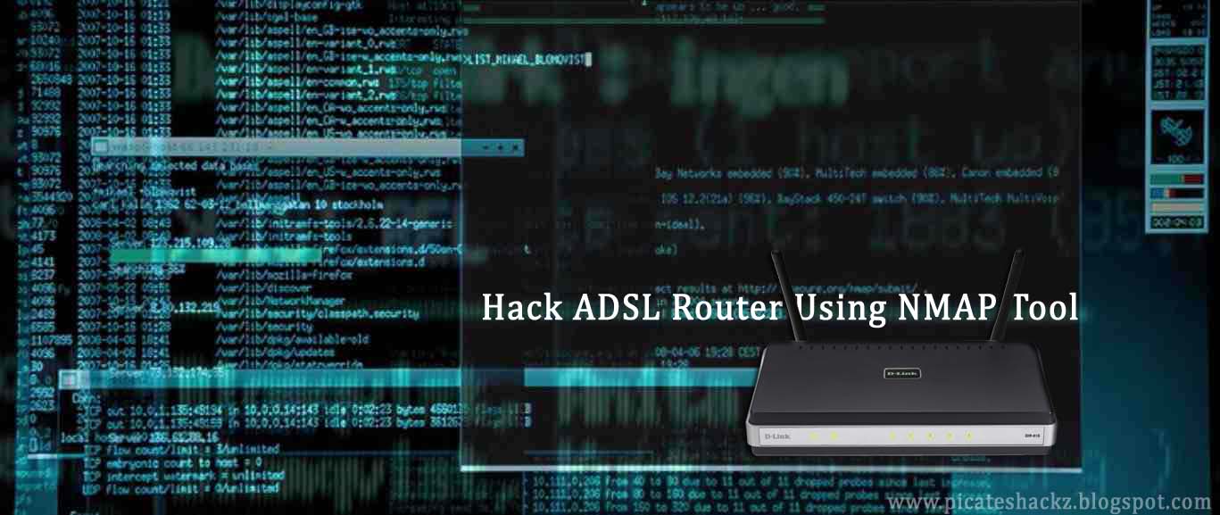 Nmap Tutorial How To Hack ADSL Router Using NMAP Tool Red Lizzrd