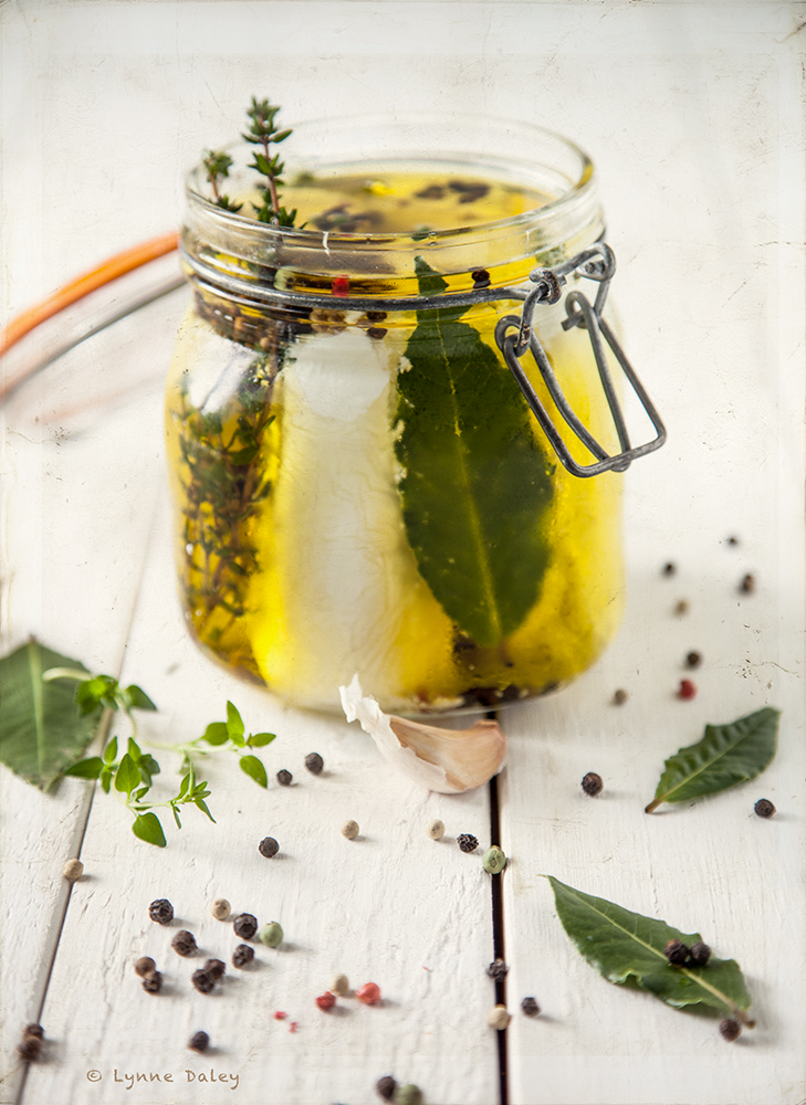 Cafe Lynnylu Marinated Goat Cheese