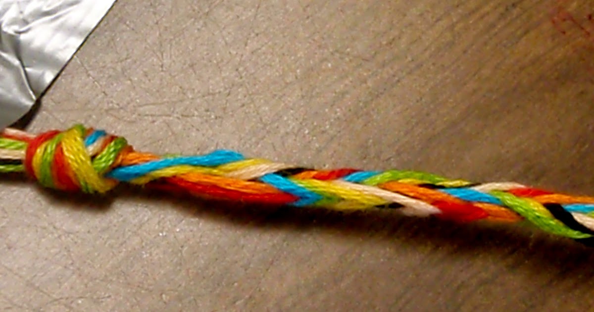 Organized Chaos 4th Grade Weaving friendship bracelets (toe weaving
