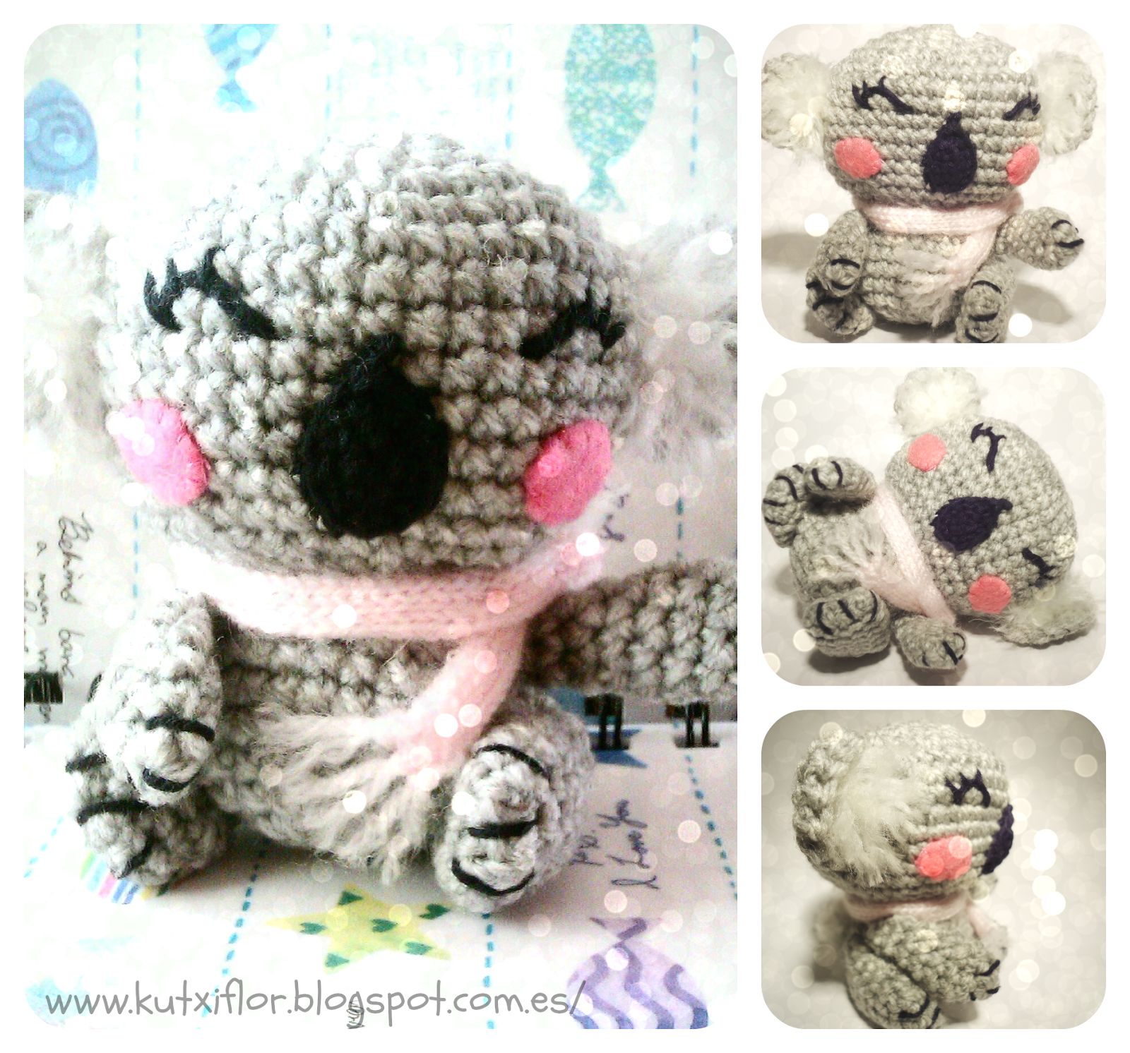 Artesania y manualidades Kutxiflor: Koala Amigurumi Patron