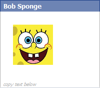 SpongeBob - New Facebook Emoticon