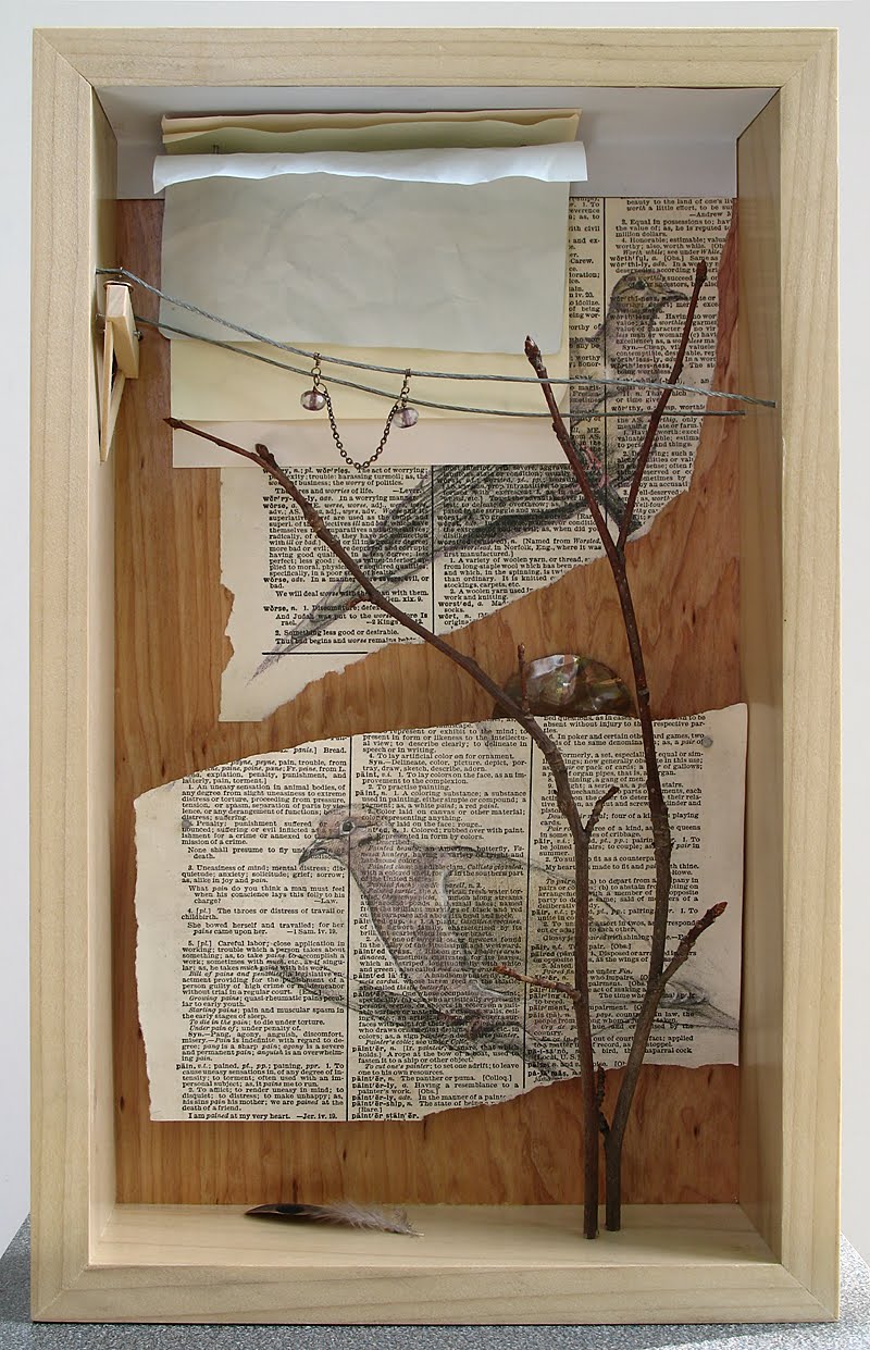 Pat Callahan artist new shadow box series